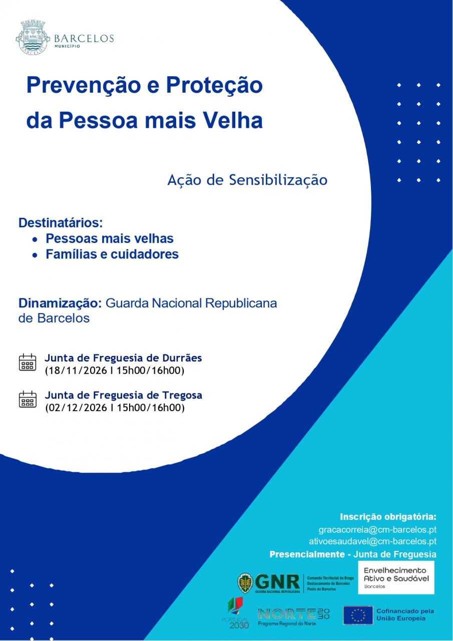 GNR promove A&ccedil;&atilde;o de Sensibiliza&ccedil;&atilde;o &ldquo;Preven&ccedil;&atilde;o e Prote&ccedil;&atilde;o da Pessoa Mais Velha&rdquo;